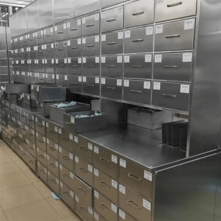 Cabinet Meddygaeth Tsieineaidd Dur Di -staen